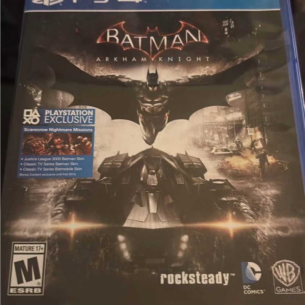 RockSteady Batman: Arkham Knight - Blue and Black PS4 Cover